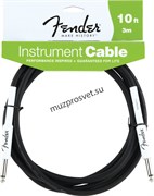 FENDER FENDER 10' INST CABLE BLK инструментальный кабель, черный, 10' (3,05 м)