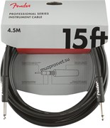 FENDER FENDER 15' INST CABLE BLK инструментальный кабель, черный, 15' (4,6 м)