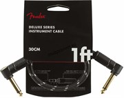 FENDER DELUXE 1' INST CABLE BTD инструментальный кабель, черный твид, 1' (30,48 см)