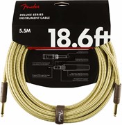 FENDER DELUXE 18.6&#39; INST CBL TWD инструментальный кабель, твид, 18,6&#39; (5,7 м)