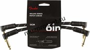 FENDER DELXUE 6&#39; CABLE BTWD 2 PACK комплект инструментальных кабелей (2 шт.), 6&#39; (15 см), черный твид