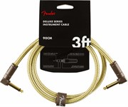 FENDER DELUXE 3' INST CABLE TWD инструментальный кабель, твид, 3' (91,44 см)