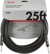 FENDER FENDER 25' INST CBL BLK инструментальный кабель, черный, 25' (7,62 м)
