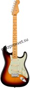 FENDER American Ultra Stratocaster®, Maple Fingerboard, Ultraburst электрогитара, цвет санберст в комплекте кейс