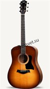 TAYLOR 110e-SB электроакустическая гитара, цвет санбёрст, в комплекте чехол