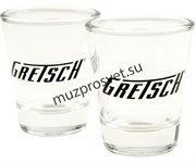 GRETSCH SHOT GLASS SET (2) комплект рюмок с лого Gretsch (2 шт.)