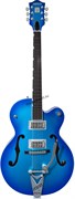 GRETSCH GUITARS G6120T-BSHR-BB STZR BLBRST WC полуакустическая гитара, цвет синий