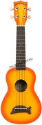 KALA MK-SD/ORBURST MAKALA ORANGE BURST DOLPHIN UKULELE укулеле сопрано, цвет Orange Burst