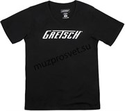 GRETSCH GUITARS LOGO LADIES TEE BLK XL футболка женская, цвет чёрный, размер XL