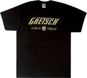 GRETSCH GUITARS P&F MENS TEE BLK S футболка мужская, цвет чёрный, размер S