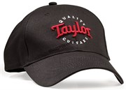 TAYLOR 00378 Black Cap, Red/Wht Emb- One Size Кепка с логотипом Taylor, цвет черный