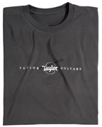 TAYLOR 14454 Roadie T, Charcoal- S Футболка мужская с логотипом Taylor, цвет темно-серый, размер S