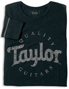 TAYLOR 20226 Men's LS Thermal,Aged Logo,Black-L Футболка мужская с длинным рукавом и логотипом Taylor, цвет черный, размер L