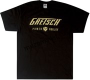 GRETSCH P&F MENS TEE BLK 2XL футболка, цвет черный, размер 2XL