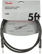 FENDER FENDER 5&#39; INST CABLE BLK инструментальный кабель, черный, 5&#39; (1,52 м)