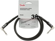 FENDER FENDER 3' INST CABLE BLK инструментальный кабель, черный, 3' (91,44 см)