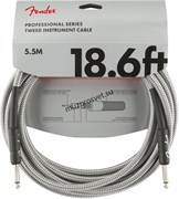 FENDER FENDER 18.6' INST CABLE WHT TWD инструментальный кабель, белый твид, 18,6' (5,7 м)