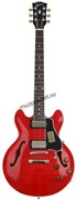 GIBSON CS-336 Figured Top Gloss Faded Cherry полуакустическая гитара, цвет вишневый, в комплекте кейс