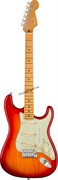 FENDER American Ultra Stratocaster®, Rosewood Fingerboard, Plasma Red Burst электрогитара, цвет красный в комплекте кейс