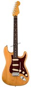 FENDER American Ultra Stratocaster®, Rosewood Fingerboard, Aged Natural электрогитара, цвет натуральный в комплекте кейс