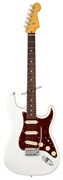 FENDER American Ultra Stratocaster®, Rosewood Fingerboard, Arctic Pearl электрогитара, цвет белый в комплекте кейс