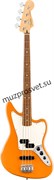 FENDER PLAYER JAGUAR® BASS, PAU FERRO FINGERBOARD, CAPRI ORANGE 4-струнная бас-гитара, цвет оранжевый