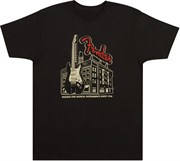 FENDER AMP BUILDING T-SHIRT, COAL M футболка, размер M