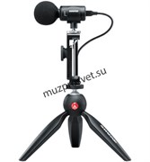 SHURE MOTIV MV88+ цифровой микрофон для создания контента (микрофон MV88, подставка-трипод, зажим для смартфона, кабели)