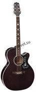 TAKAMINE GN75CE TBK Электроакустическая гитара типа NEX CUTAWAY, цвет - полупрозрачный чёрный, верхняя дека - массив ели, нижняя