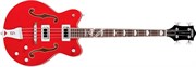 Gretsch G5442BDC Electromatic Hollow Body 30.3' Short Scale Bass, RW F-board, Transparent Red Бас-гитара полуакустичеcкая, красн