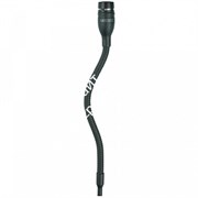 SHURE MX202B/S суперкардиоидный миниатюрный театрально-хоровой микрофон (черный) на гибком держателе(10см) с шнуром 9м