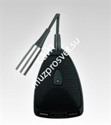 SHURE MX393/O плоский (поверхностный) конденсаторный всенаправленный микрофон с программируемым переключателем, черный.