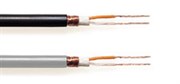 микрофонный кабель OFC 2х0.25 мм2, серого цвета