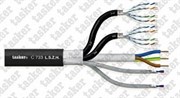 Гибридный кабель 2 AES/EBU + 2 S-FTP cat 7 + Power