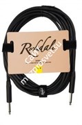 ROCKDALE IC002.20 Гитарный кабель с разъёмами TS моно для небалансных соединений, OFC, 64x0,12+20x0,12, длина 6,5 м