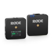 RODE Wireless GO ультракомпактная накамерная беcпроводная система со встроенным микрофоном в передатчик и возможностью подключения внешнего микрофона, разъём 3.5mm TRS , встроенные аккумуляторы, зарядка через разъём USB-C, габариты TX: 44 ? 45.3 ? 18.5 мм