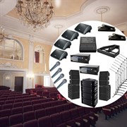 Комплект профессионального звукового оборудования для актовых залов от 500 человек