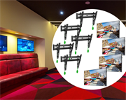 Цифровые афиши для кинотеатров и театров на основе панели Samsung 43 диагонали.