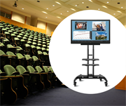 Комплект интерактивной панели 60 дюймов на мобильной стойке для залов и аудиторий образовательных учреждений