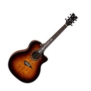 Dean EQA TBZ - электроакустическая гитара, EQ, тюнер, корпус ясень, цвет санберст