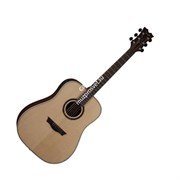 Dean NSD GN - электроакустическая гитара дредноут,25 1/4,EQ,тюнер, ель, цвет натуральный