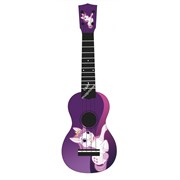 WIKI UK/PONEY - гитара укулеле сопрано, рисунок "пони", чехол в комплекте