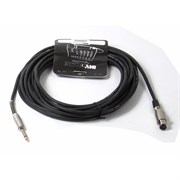Invotone ACM1010BK - Микрофонный кабель , mono jack 6,3 &lt;-> XLR3F, длина 10 м (черный)