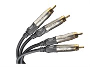 Die HARD DHT505 - Проф. аудио кабель, стерео, 2х RCA &lt;-  2х RCA, длина 1.8 м