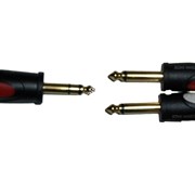 Die HARD DH540LU3 - Проф. аудио кабель,2х джек 6.3мм<-> стерео джек 6.3мм, длина 3 м