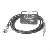 Invotone ACM1003BK - Микрофонный кабель , mono jack 6,3 <-> XLR3F, длина 3 м (черный)