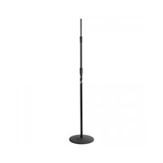 ONSTAGE MS9312 - микрофонная стойка, прямая, круглое основание, регулируемая высота,черная