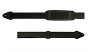 Perri's KDL30-117 Black- Нейлоновый ремень (2") для гитары с  подв. подушкой (чёрный)