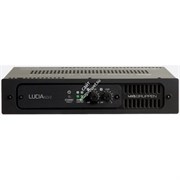 Lab.gruppen LUCIA 60/2 2-канальный компактный усилитель для локального применения в распределённых звуковых системах. Класс D, встроенный DSP. 2х30Вт/2/4/8Ом, 2х15Вт/16Ом, 5-22000Гц, THD на 1 kHz, 1dB до клипа &lt;0.2%, входная матрица 2х2: 2 стерео- входа: 