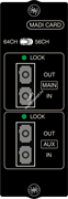 Soundcraft SiO MO optical MADI опциональная карта Si серии. Оптический многомодовый MADI интерфейс. Разъемы SC Duplex. Только для установки в пульт. Функционал: стандартный MADI интерфейс, интерфейс связи со StageBox. A520.001000SP